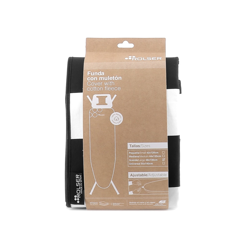 Rolser - Funda tabla de planchar Muleton 130 x 48 Rolser.