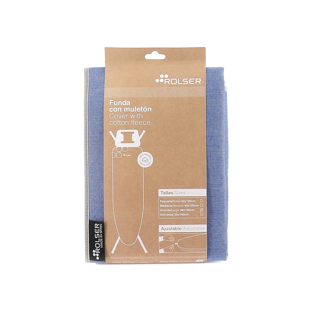 Rolser - Funda tabla de planchar Muleton 130 x 48 Rolser.