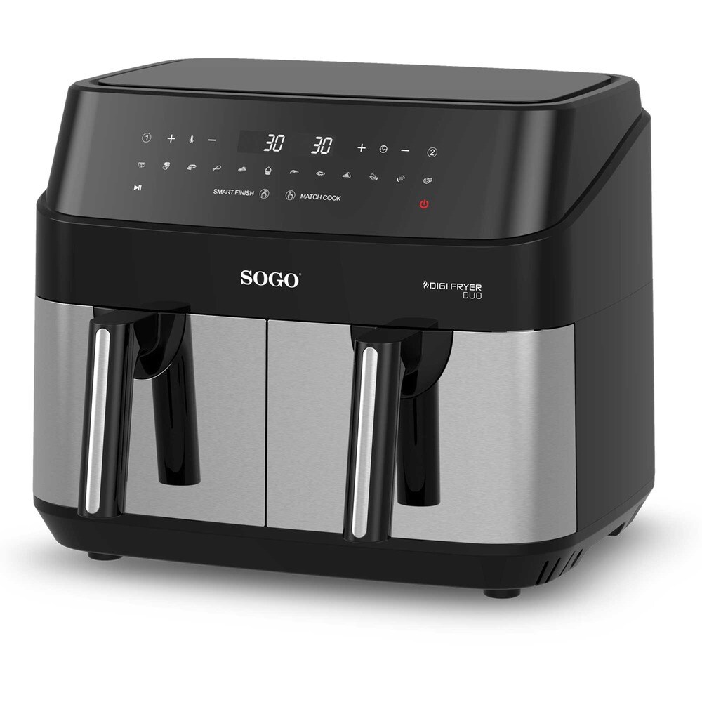Sogo – Freidora de aire Sogo FRE-SS-10825 con cesta doble.