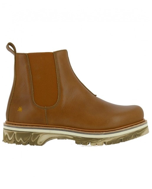 mujer marrón Art de Botines de piel qTF5wApZx