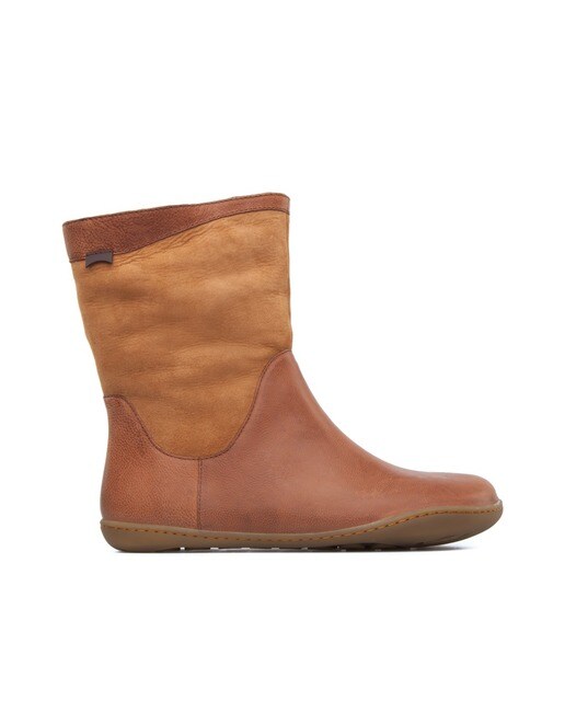 Botas de mujer Camper de cuero y gamuza en marrón · Moda · El Corte Inglés