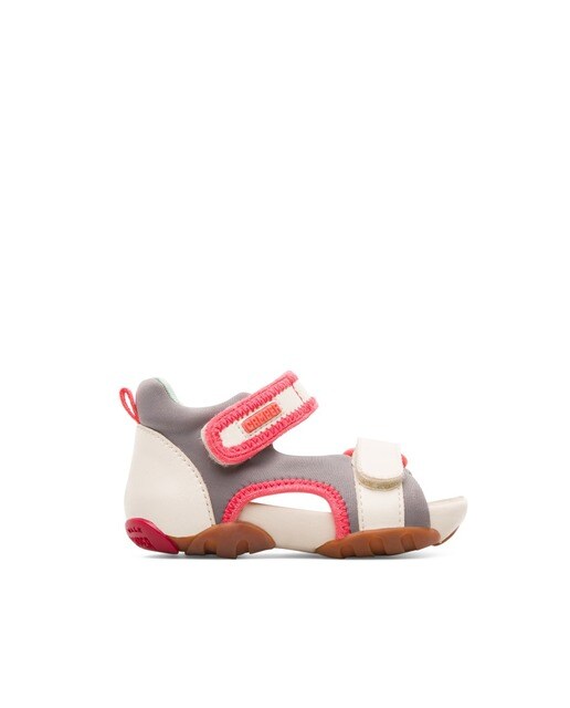 Combinado En Ous Sandalias Niña Camper Multicolor De Tejido Bebé Rc54ALS3jq