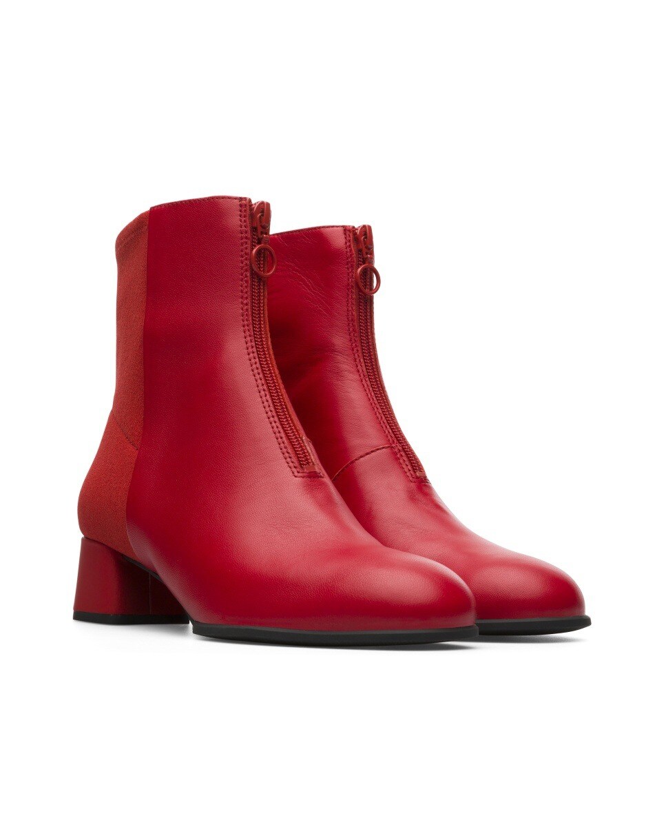 Botas de mujer Camper Katie con cierre de cremallera y tacón de bloque