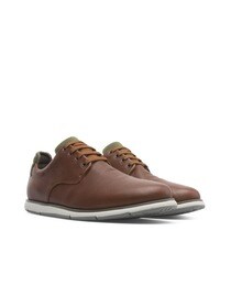 cordones marrón vacuna piel Camper de Camaleón hombre en Zapatos de doexrCB