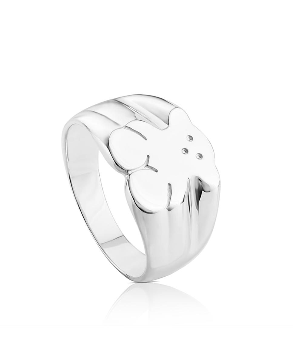 Colgante Plata Mujer Colgante TOUS De Plata Anilla Con Oso (16mm