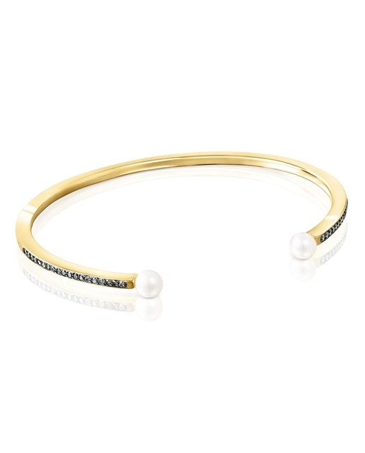 Pulsera Tous Nocturne de plata vermeil con diamantes