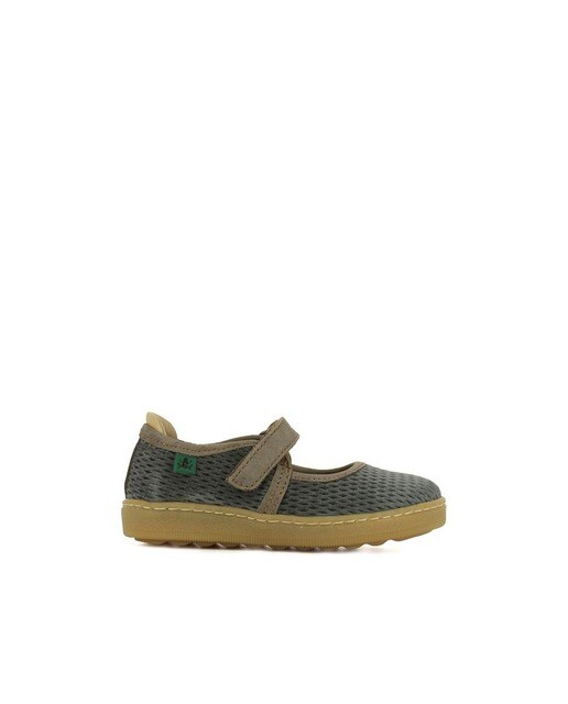 Zapatillas deportivas de bebé niña El Naturalista Kids de piel gris Zapatillas deportivas de bebé niña El Naturalista Kids de piel gris