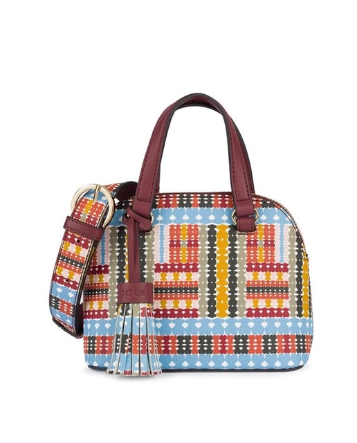 Bolso de mano Tous burdeos con