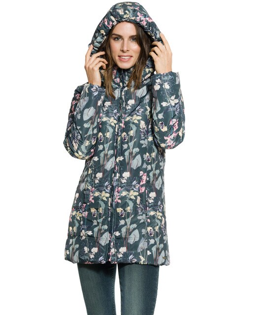 Smash - Chaqueta Larga De Mujer Larga Y Capucha