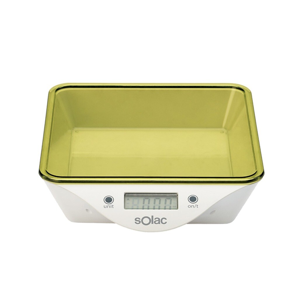 Báscula de cocina electrónica de alta precisión Solac, de 1gr a 5 kg, visor LCD