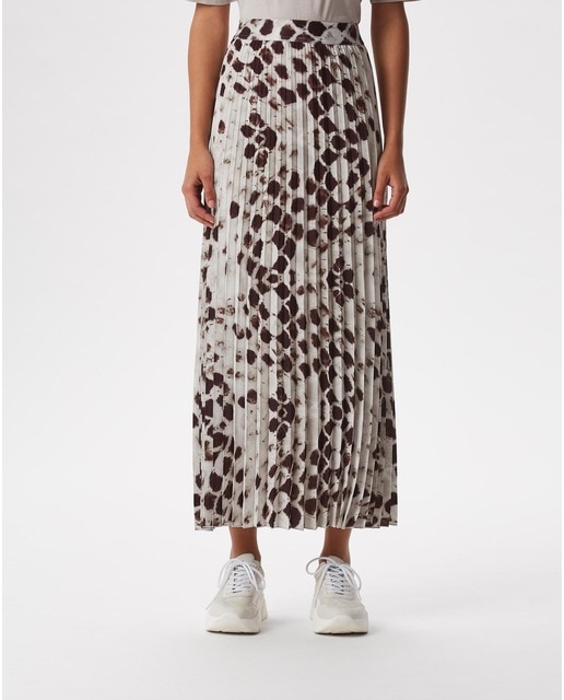 Faldas de mujer · Moda · El Corte Inglés Desigual Falda blanca con volantes estampada (descuento 77