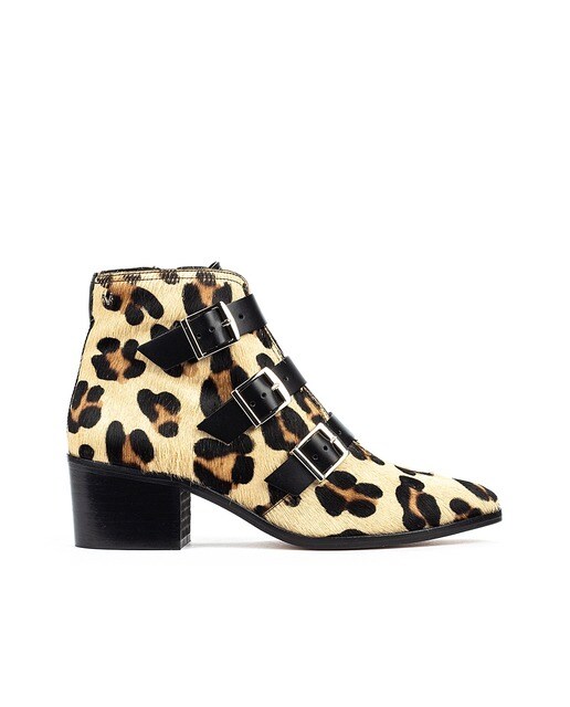 botines leopardo