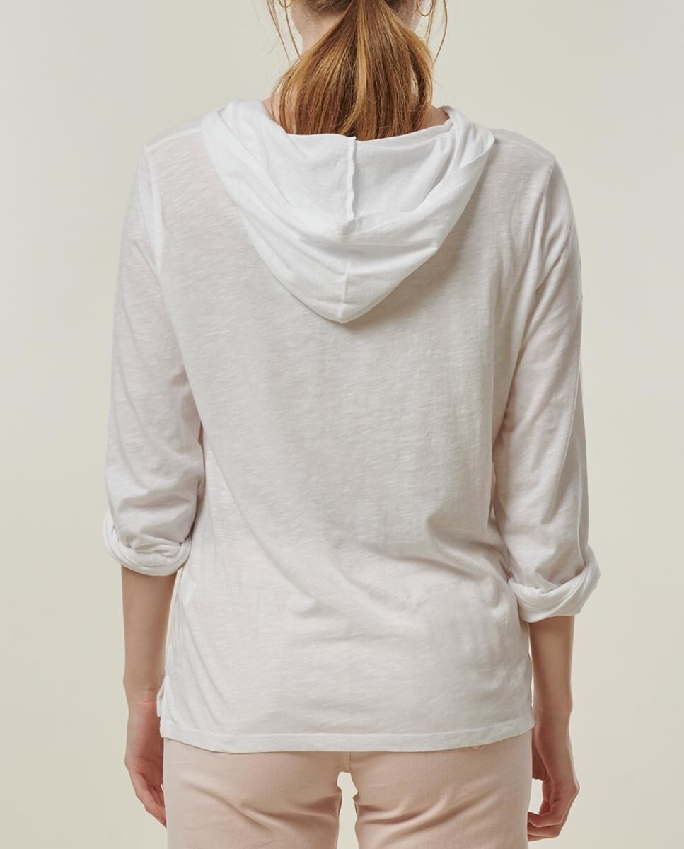 Camiseta de mujer 100 algodón con capucha de manga larga · Moda · El Camiseta de mujer 100 algodón con capucha de manga larga · Moda · El
