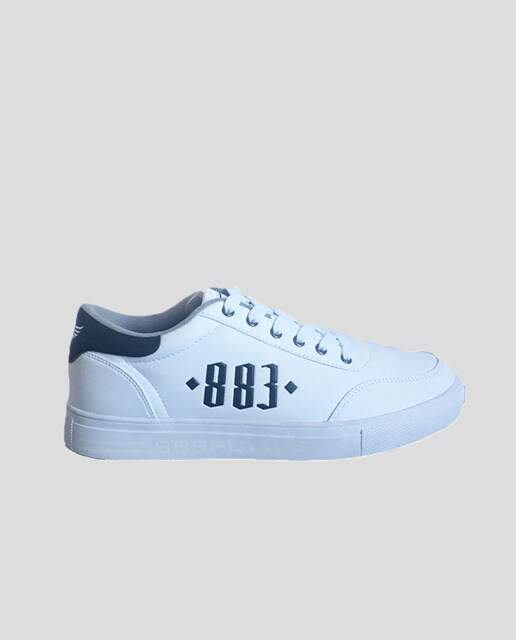 Police Blancas Zapatillas Deportivas De Hombre Logo 883 Con 8vmNnO0w