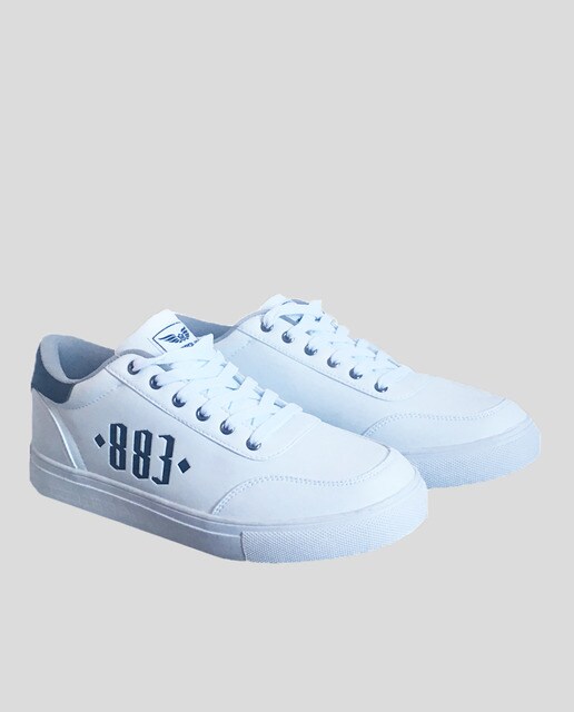 Police Blancas Zapatillas Deportivas De Hombre Logo 883 Con 8vmNnO0w