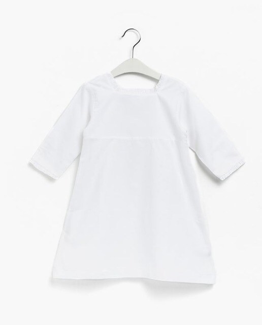 Blanco Claire Inglés El Vestido Corte De Moda · Algodón Sainte Niña wRqTFxC