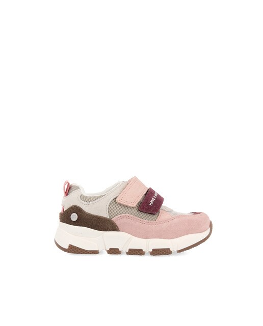 Zapatillas deportivas de niña Gioseppo multicolor en serraje con cierre de doble velcro Zapatillas deportivas de niña Gioseppo multicolor en serraje con cierre de doble velcro
