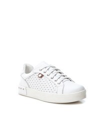 Blanco Piel Mujer De Carmela Zapatillas En Deportivas c3Rjq4L5A