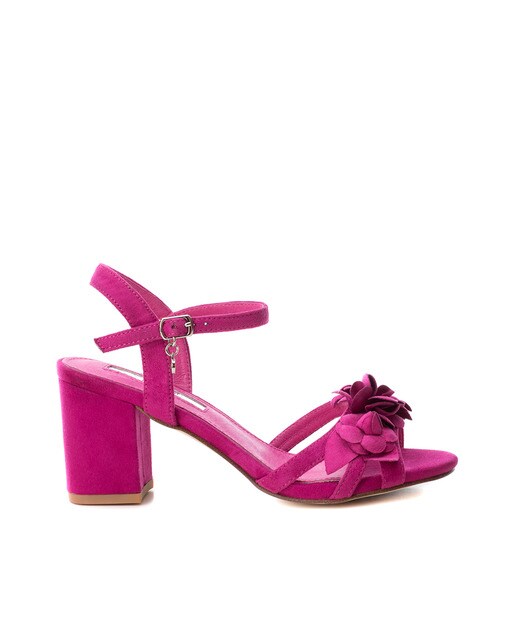Color Sandalias Xti De Afelpado Fucsia Mujer Tacón w0OPkn