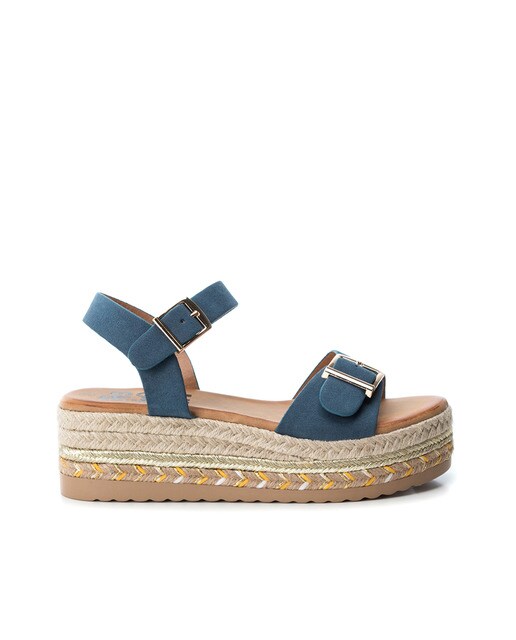 Similpiel De Azul · El Sandalias Corte Moda Color Mujer Refresh 4L5jAR