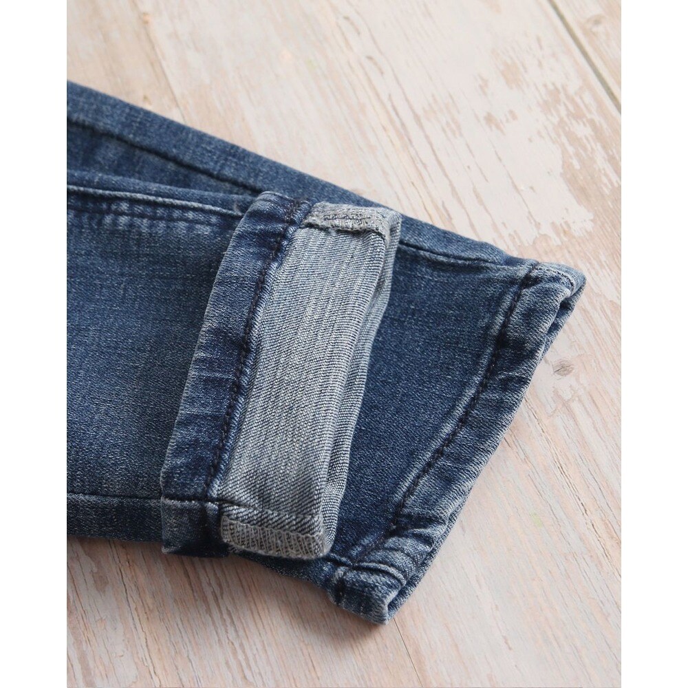 Calças Infantil Denim Jeans em Azul com Bolsos Dadati Azul-5