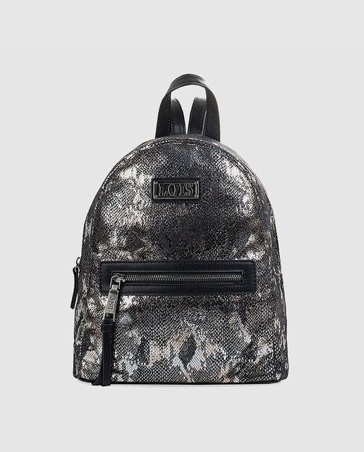 En Plata Mujer Polipiel Mochila De Lois Salt Lake RzaqZz