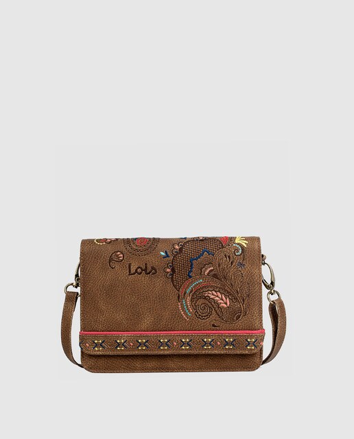 bandolera nike mujer marron