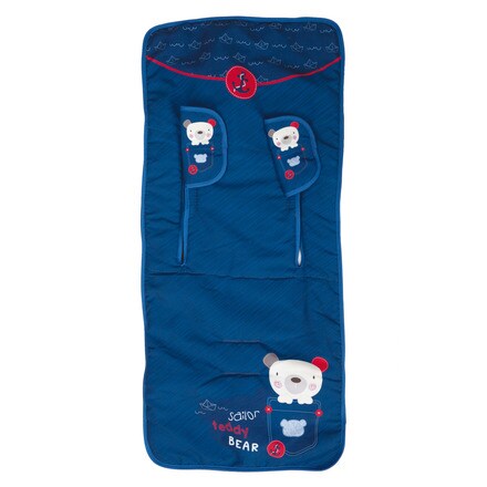 Babyline Caramelo Colchoneta ligera para silla de paseo color azul