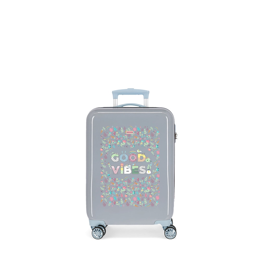 Movom - Maleta de cabina infantil Good Vibes rígida con capacidad de 34L.