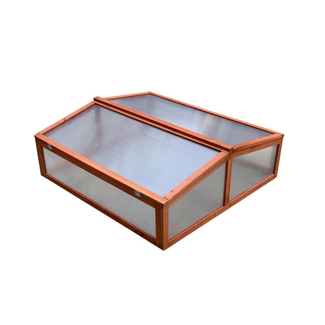 Invernadero Gardiun Wooden II 90x82x32 cm en madera y policarbonato KNH1205