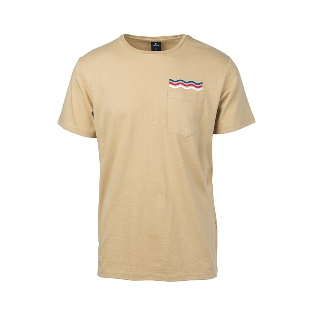 Curl Ss Tee Hombre De Camiseta Wavy Rainbow Rip hsQtrd