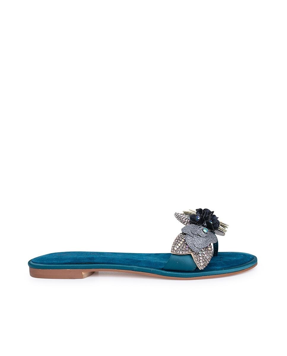 Azules Flores Con Pena Alma Planas Sandalias De En Mujer QroeCBWdx