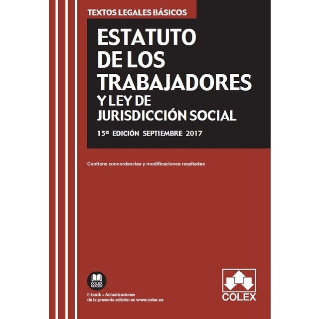 ESTATUTO DE LOS TRABAJADORES Y LEY DE JURISDICCIÓN SOCIAL 2017.pdf