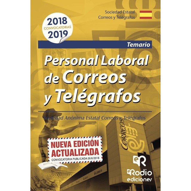 Personal laboral de Correos y Telégrafos. Sociedad Anónima Estatal Correos y Telégrafos. Temario.pdf