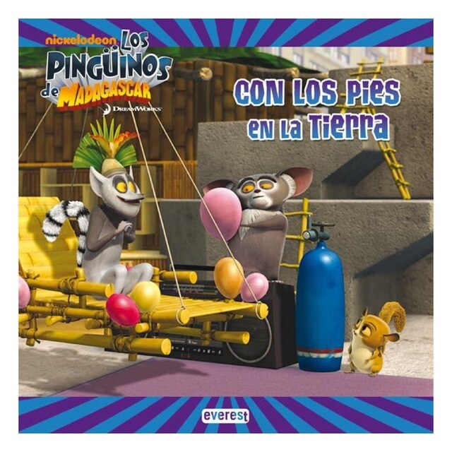 Los Pingüinos de Madagascar. Con los pies en la tierra.pdf
