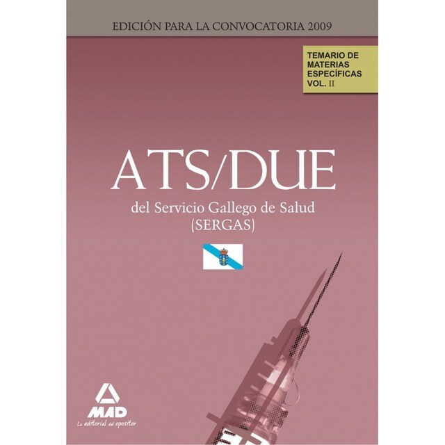 Ats/due del servicio gallego de salud. Temario de materias específicas. Volumen ii.pdf