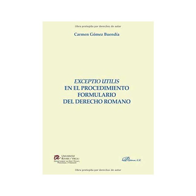 EXCEPTIO UTILIS EN EL PROCEDIMIENTO FORMULARIO DEL DERECHO ROMANO.pdf