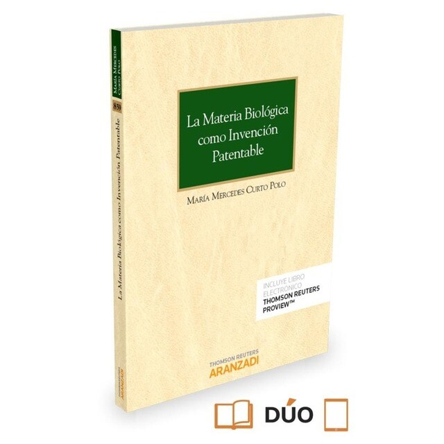 LA MATERIA BIOLOGICA COMO INVENCION PATENTABLE.pdf