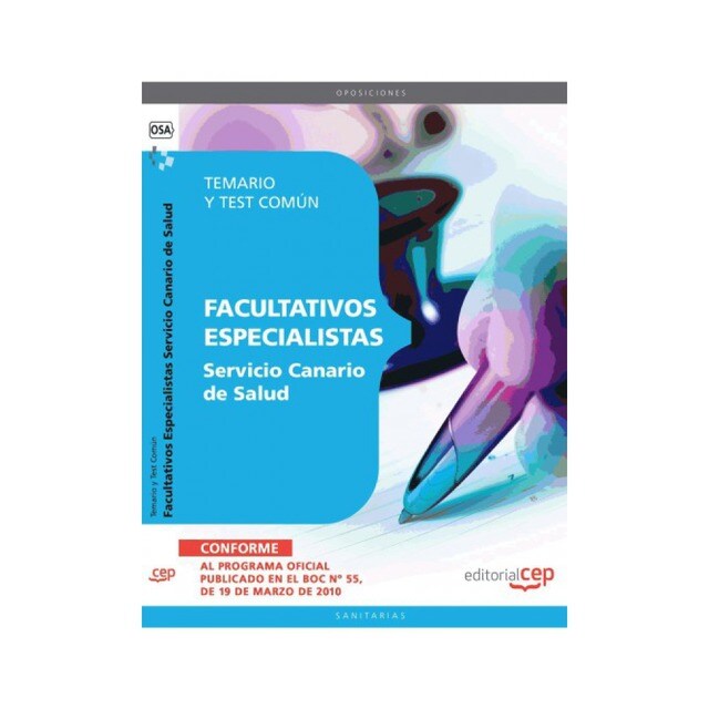 Facultativos Especialistas Servicio Canario Salud y Test Comun.pdf