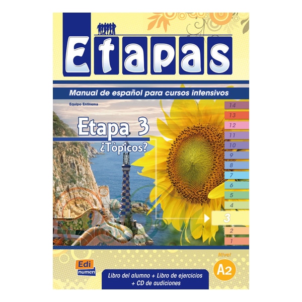 Etapas manual de español para cursos intensivos (Tapa blanda)
