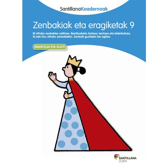 Zenbakiak eta eragiketak 9 santillana koadernoak (Tapa blanda)