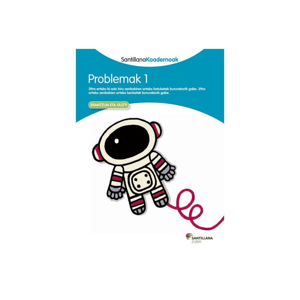 Problemak 1 santillana koadernoak (Tapa blanda)