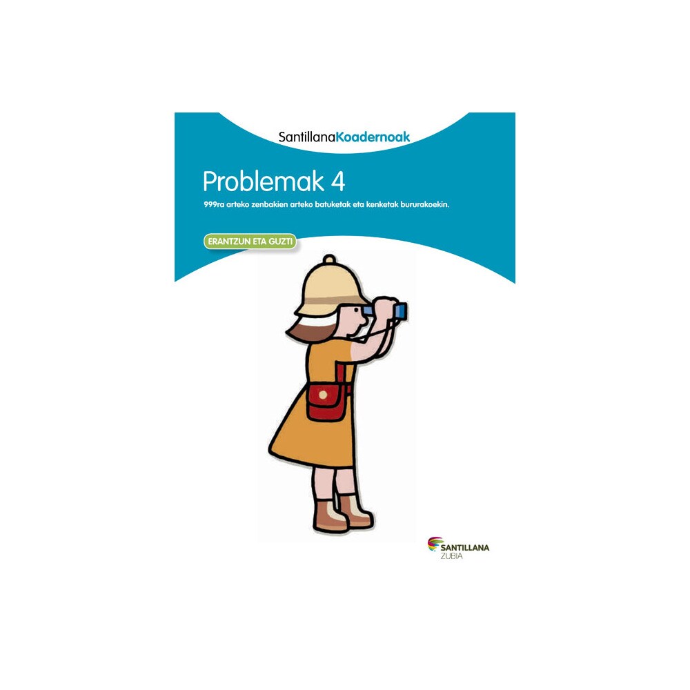 Problemak 4 santillana koadernoak (Tapa blanda)
