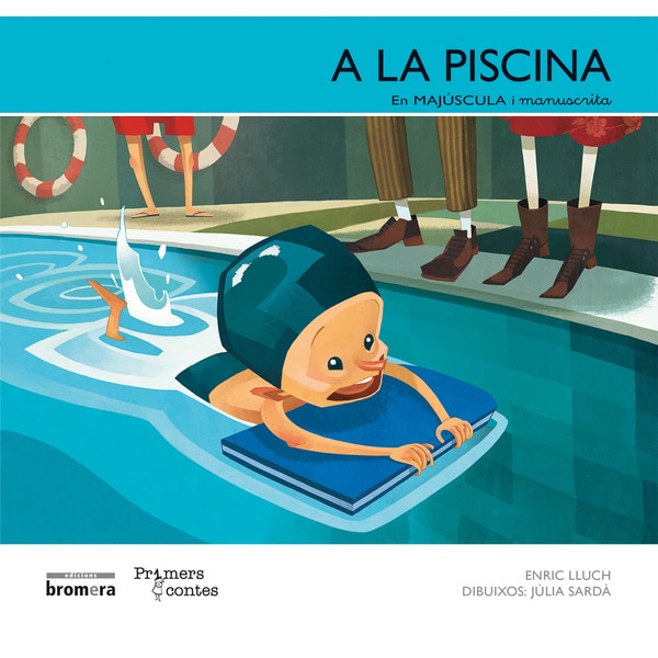 A la piscina: En Majúscula i Manuscrita (Tapa blanda)