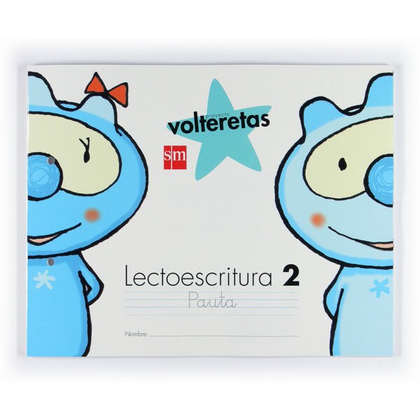 Lectoescritura 2, pauta. Volteretas [espiral]