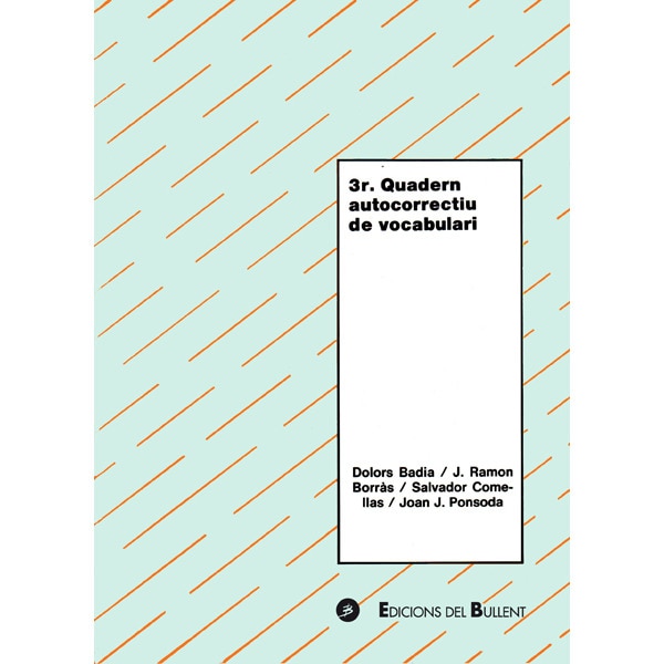 3r quadern autocorrectiu de vocabulari (Tapa blanda)
