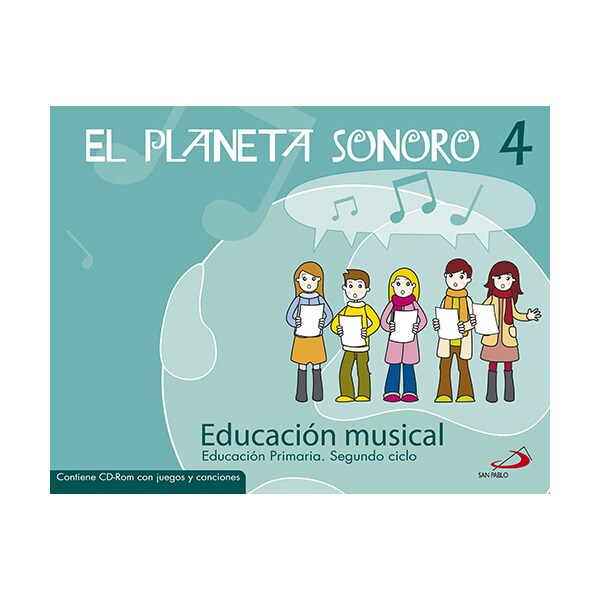El planeta sonoro 4 - educación musical - libro del alumno: Educación primaria. Segundo ciclo (Tapa blanda)