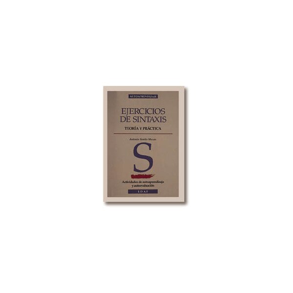 Ejercicios de sintaxis. Teoría y práctica: Actividades de autoaprendizaje y autoevaluación.pdf