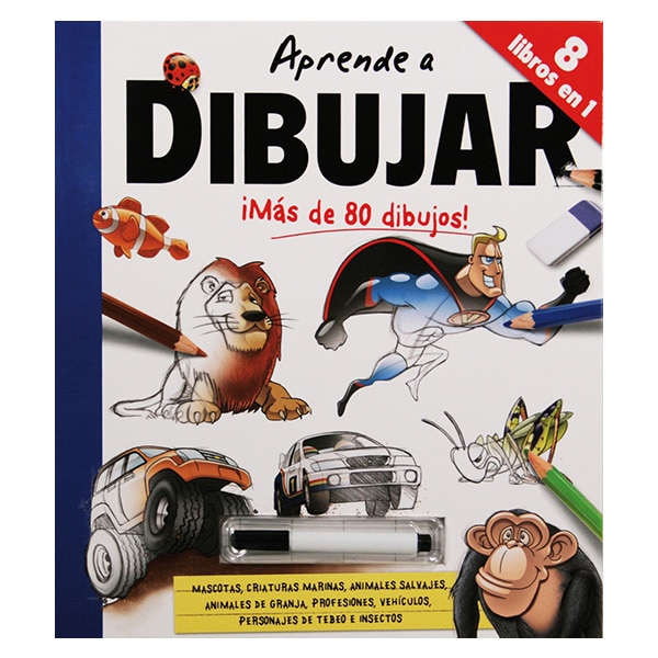 Aprende a dibujar: ¡Más de 80 dibujos! (Tapa dura)