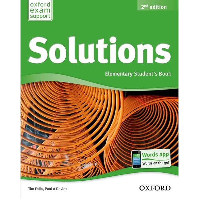 Solutions 2nd edition Elementary. Student's Book